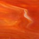 Plaque de verre ABRICOT orange tendre 18 x 18 cm