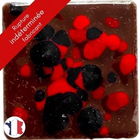 Emaux de Briare fantaisie Chianti rosso pour mosaïque 2,5 × 2,5 cm