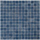 Emaux de Briare ÉGÉE bleu jean’s brillants pour mosaïque 2,5 × 2,5 cm sur filet vendus à la plaque