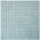 Emaux de Briare CALIFORNIE bleu vert d’eau pour mosaïque 2,5 × 2,5 cm au m2 vendus par boîte de 9 plaques