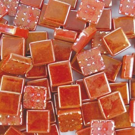 Emaux de Briare Micro-mosaïque Métallisés CUIVRE rouge