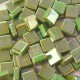Emaux de Briare Micro-mosaïque métallisés couleur BRONZE vert pour mosaïque 1 × 1 cm
