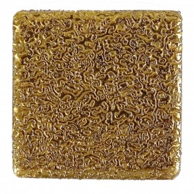 Emaux de Briare couleur OR jaune pour mosaïque 2,5 × 2,5 cm