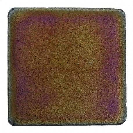 Emaux de Briare métallisés couleur CHROMOÏDE orange pour mosaïque 2,5 × 2,5 cm