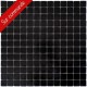 Emaux de Briare anti-dérapant PRUNELLE noir pour mosaïque 2,5 × 2,5 cm sur filet vendus à la plaque ou par boîte de 9 plaques