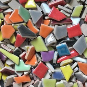 Mini-céramiques ARLEQUIN multicolore déclassées 200 g