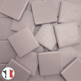 Emaux de Briare Mazurka couleur AMETHYSTE parme mats pour mosaïque 2,5 × 2,5 cm vendus par 100 g