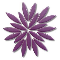 Sourcingmap Mosaïque Céramique Goutte D'Eau – 200 G Fleurs Feuilles Blanc Pour DIY Et Déco Intérieure