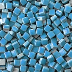 WB04 Lot de 500 mini mosaïques en céramique Bleu pastel 5 mm