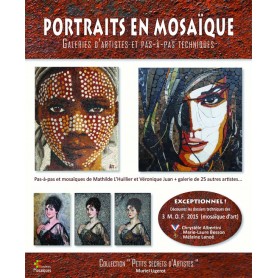 Livre Portraits en mosaïque de Muriel Ligerot aux éditions Couleurs Mosaïques