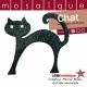 Fiche créative chat noir en mosaïque avec tous les conseils de Muriel Buzy