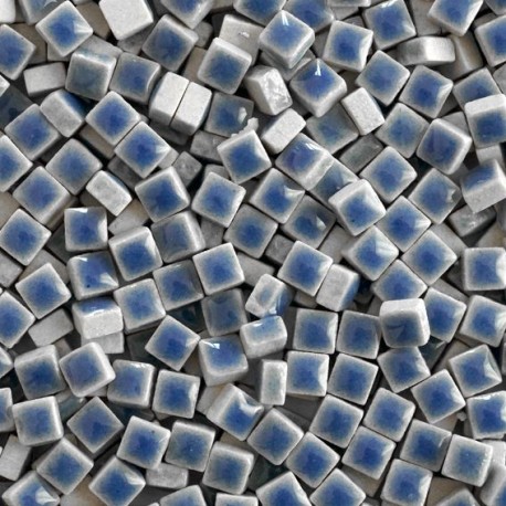 Micro-porcelaine 5 × 5 mm couleur AZUR bleu pour mosaïque