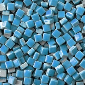 Micro-porcelaine 5 × 5 mm couleur TURQUOISE bleu pour mosaïque