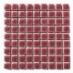 Mini-porcelaine 1 × 1 cm couleur GLYCINE rose tendre pour mosaïque vendue à la plaque