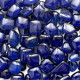 Cailloux de verre Myrtille bleu foncé