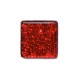 Pâtes de verre pailletées RUBIS rouge 1 × 1 cm gros plan