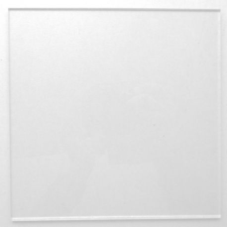 Plaque de verre TRANSPARENT 18 × 18 cm