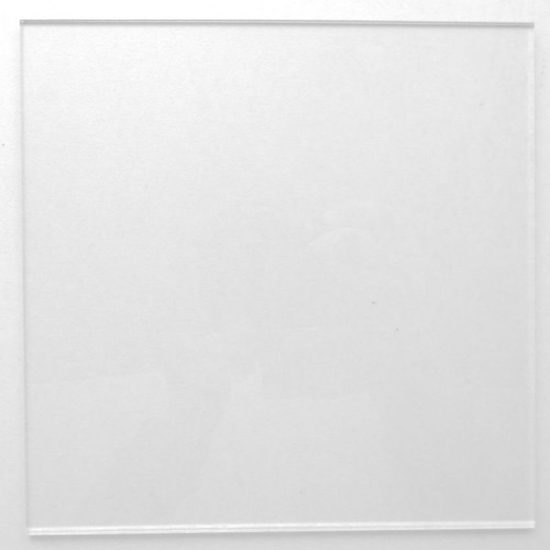 Plaque de Verre 15 x 20 cm, Marron Transparent