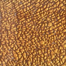Crackle unie couleur AMBRE 15 × 20 cm