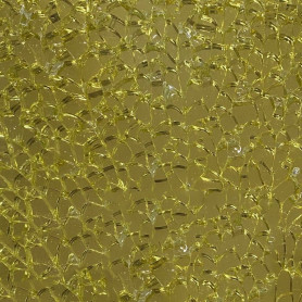 Crackle unie couleur JAUNE BOUTON D'OR 15 × 20 cm