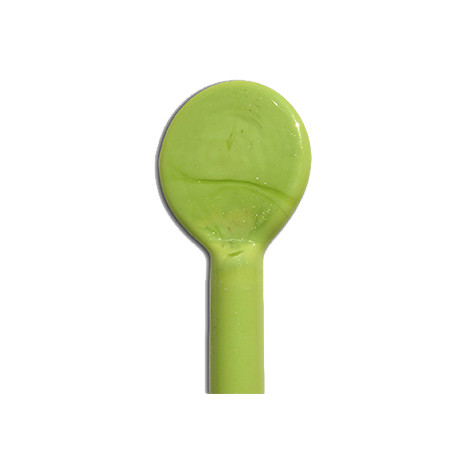 Sticks de verre VERDE PISELLO vert Effetre Murano 20 cm de long et 5-6 mm de diamètre