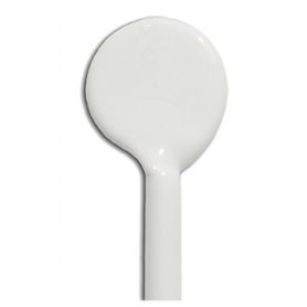 Sticks de verre BIANCO blanc Effetre Murano 20 cm de long et 5-6 mm de diamètre