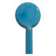 Sticks de verre CELESTE SCURO bleu canard Effetre Murano 20 cm de long et 5-6 mm de diamètre