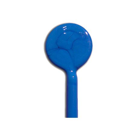Sticks de verre LAPIS CHIARO bleu lapis Effetre Murano 20 cm de long et 5-6 mm de diamètre