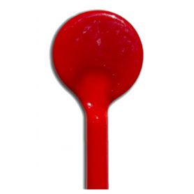 Sticks de verre ROSSO PORPORA MEDIO rouge foncé Effetre Murano 20 cm de long et 5-6 mm de diamètre