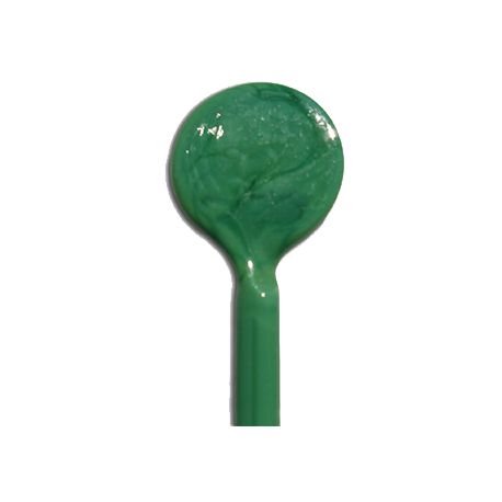 Sticks de verre VERDE ERBA vert feuille Effetre Murano 20 cm de long et 5-6 mm de diamètre