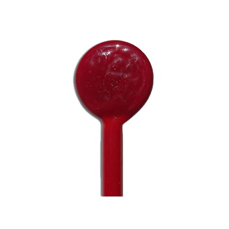 Sticks de verre ROSSO PORPORA SCURO rouge carmin Effetre Murano 20 cm de long et 5-6 mm de diamètre