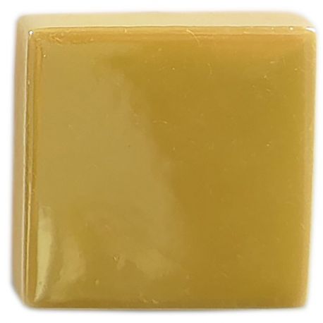 Emaux de Briare métallisés couleur PALLADIUM jaune pour mosaïque 2,5 × 2,5 cm