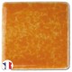Emaux de Briare couleur MANDARINE orange brillants pour mosaïque 2,5 × 2,5 cm
