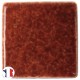 Emaux de Briare couleur TUILE marron rouille brillants pour mosaïque 2,5 × 2,5 cm