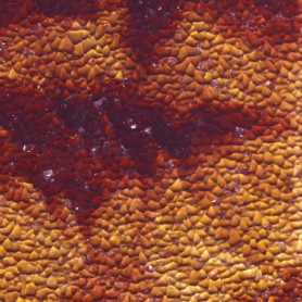 Crackle marbrée couleur MARRON DORÉ 15 × 20 cm