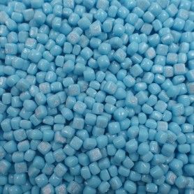 Micro-cubes 5 × 5 mm couleur CIEL bleu pour mosaïque
