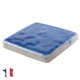 Emaux de Briare GALAPAGOS bleu vert chiné pour mosaïque 2,5 × 2,5 cm au m2 vendus par boîte de 9 plaques