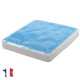 Emaux de Briare MARQUISES bleu piscine pour mosaïque 2,5 × 2,5 cm au m2 vendus par boîte de 9 plaques