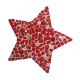 Étoile rouge en mosaïque vendue au profit de l’association Un Arc en Ciel pour Clara 25 €