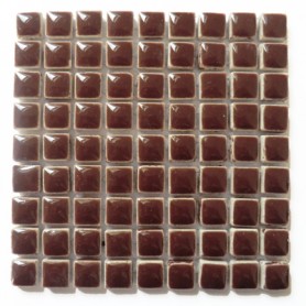 Mini-porcelaine CHOCOLAT marron foncé 1 × 1 cm