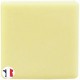 Emaux de Briare Mazurka couleur BENTONITE jaune pâle mats pour mosaïque 2,5 × 2,5 cm vendus par 100 g