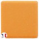 Emaux de Briare Mazurka couleur TOPAZE orange clair mats pour mosaïque 2,5 × 2,5 cm vendus par 100 g sur trame