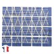 Emaux de Briare Mazurka couleur SAPHIR bleu électrique mats pour mosaïque 2,5 × 2,5 cm vendus sur filet