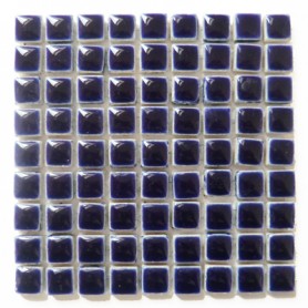 Mini-porcelaine MARINE bleu foncé 1 × 1 cm