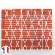 Emaux de Briare Mazurka couleur MINIUM orange foncé mats pour mosaïque 2,5 × 2,5 cm vendus sur filet