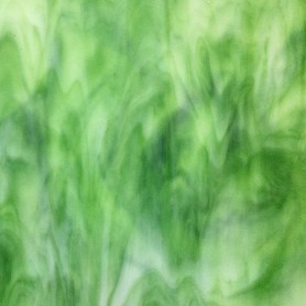 Plaque de verre VERT ETE vert tendre 18 × 18 cm