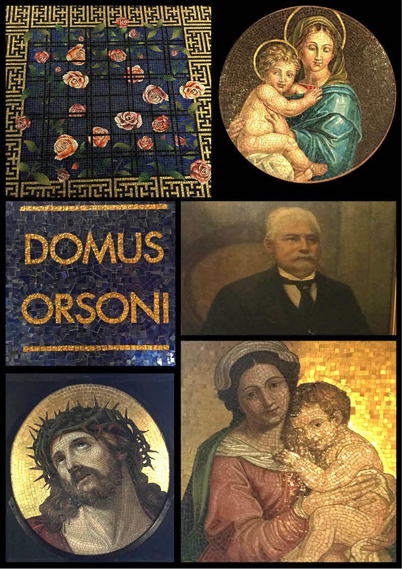 Mosaiques classiques italienne en pate de verre orsoni