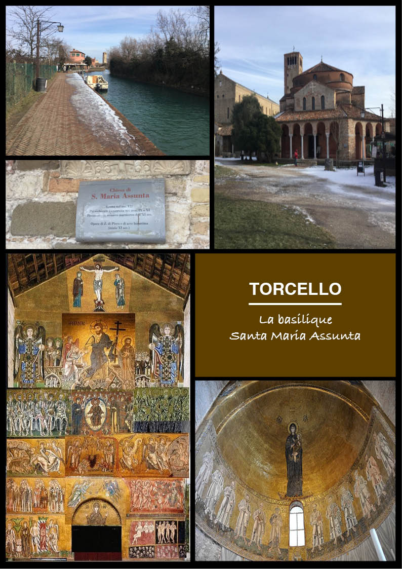 Mosaïque du jugement dernier à Torcello, basilique Santa Maria Assunta